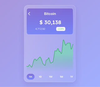 Datos en tiempo real mostrados en el resumen de Bosque Rendorio, la plataforma de trading de criptomonedas